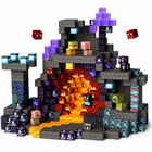 Магнитный конструктор в стиле Minecraft 100 блоков