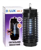 Ловушка для насекомих Delux AKL-8 4W G5, електрична лампа-знищувач комарів та мух для дому