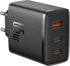 Мережевий Зарядний Пристрій 2Type-C+1USB Baseus Cube Pro Fast Charger 65W Black