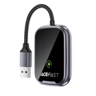 Адаптер ACEFAST CarPlay/Android AUTO бездротовий adapter for car QC1 grey