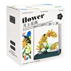 Дитячий Конструктор Flower Language Bambi 7345 у колбі, 327 деталей