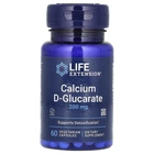 D-глюкарат кальцію Life Extension (Calcium D-glucarate) 200 мг 60 капсул (LEX-16516)