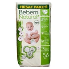 Подгузники Bebem Natural 3 Midi (4 – 9 кг), 56 шт