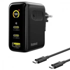Зарядное Устройство Baseus PicoGo AE21 100W (2Type-C + USB) + Кабель Type-C to Type-C 100W (1.5m) black (E0121B00)