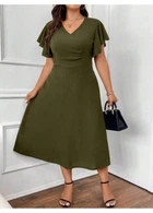 Сукня SHEIN 2XL Темно-зелений sz2402233911514144