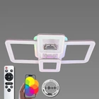Люстра стельова світлодіодна VALESO YZD1269 з музичною колонкою та RGB підсвіткою для вітальні та спальні Біла