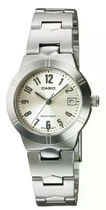 Женские наручные часы Casio LTP-1241D-7A2, кварцевые, стальной браслет