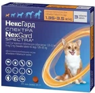 Протипаразитарна жувальна таблетка ''NexGard Spectra'' від бліх і кліщів для собак вагою 1,35-3,5 кг (3 табл) Boehringer