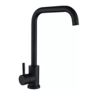 Смеситель для кухни Wezer однорычажный, черный (EKO4B-01-BLACK)