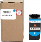Картридж Lexmark 71B0H20, Cyan, 2300 стр, BASF (BASF-KT-71B0H20)