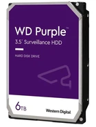 Жорсткий диск 3.5' 6Tb Western Digital Purple, SATA3, 256 Мб, 5400 об/хв (WD64PURZ)