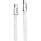 Кабель Proove AirLine Type-C to Type-C (CCAI60002202), 60W, 3A, 1 м, 480 Мбіт/c, плоский ультра тонкий, flat, білий