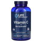 Вітамін C Life Extension (Vitamin C and Bio-Quercetin Phytosome) 1000 мг/15 мг 250 таблеток LEX22272