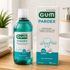 Ополіскувач для ротової порожнини GUM Paroex 0,06% (хлоргексидин), 500 мл, для ясен та проти нальоту