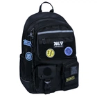 Рюкзак школьный Yes Vibe 43x30x16 см 20.6 л черный (550344)