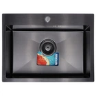 Мойка кухонная MIXXUS MX5843-200x1.0-PVD Черная MX0576