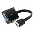 Перехідник Ugreen MM103 HDMI to VGA + 3.5mm + micro-USB Black (40248)