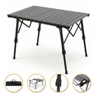 Раскладной туристический стол LEOBRO Pro Camp Black Alu (LB-1064)