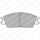 Комплект гальмівних колодок Delphi LP704 Hyundai Accent, Getz, Lantra, Pony 581011CA10, 5810122A00, 5810122A10