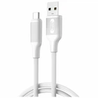 Кабель USB Type-C 3A 1м білий PVC для заряджання та передачі даних модель XO-NB265