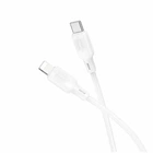 Кабель USB Type-C to Lightning 27W 1м 3А силиконовый белый Borofone BX113