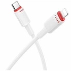 Кабель USB Type-C to Lightning 27W 1м белый Borofone BX110 для зарядки устройств Apple