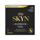 Ультратонкі безлатексні презервативи SKYN Supreme Feel 3 шт, 0,035 мм, природна текстура шкіри