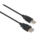 Дата кабель USB 2.0 AM/AF 1.8m Vinga (VCPUSBAMAF1.8BK)