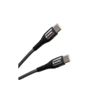 Дата кабель USB Type-C to Type-C 1.0m PD Fast Charging 65W 3А grey ColorWay (CW-CBPDCC040-GR)