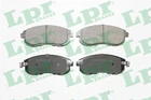 Колодки гальмові LPR 05P1606 Nissan Juke, Tiida D10601FE09, D10601FE0A, D10601KA1A