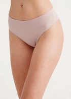 Труси бразиліана жіночі безшовні в рубчик Giulia BRASILIAN BRIEFS RIB S/M Pink-burnished lilac