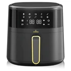 Електрична фритюрниця Crownberg CB-5550 електричний аерогриль для смаження без масла 2000Вт мультипіч