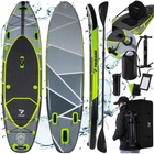 Надувная доска SUP Trizand 350 см для сапбординга с сиденьем, веслом, насосом и полным комплектом аксессуаров до 170 кг (25259)