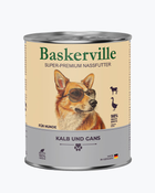 Вологий корм для собак Baskerville Телятина та м'ясо гусака