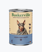 Вологий корм для собак Baskerville Ягня і півень