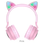 Наушники HOCO W27 CAT EAR Wireless headphones Pink