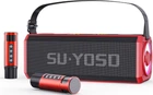 Караоке-система Inspire YS-228 Red с двумя беспроводными микрофонами и Bluetooth (YS-228-red)