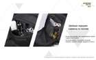 Рюкзак тактичний Nitecore BP20 (Cordura 1000D), чорний - зображення 11