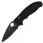 Ніж складний Spyderco Manix 2 Black Blade (довжина: 204мм, лезо: 86мм), чорний