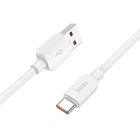 Кабель Hoco X96 Hyper 27W charging data cable USB-A to Type C 3A 100 см White
