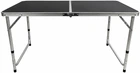 Стол раскладной туристический BERGER 120 х 60 х 70 см Черный (CF-1307 Black)