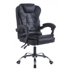 Кресло офисное Bonro BN-6070 черное из экокожи до 150 кг (76-167-42400439)