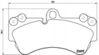 Гальмівні колодки BREMBO P85069 Porsche Cayenne; Mercedes G-Class; Volkswagen Touareg 95535193907, 95535193906, 95535193905