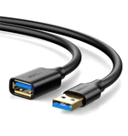 Удлинитель UGREEN US129 USB 3.0 Extension Male Cable 2m (Black) (UGR-10373)