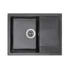 Мийка для кухні Lidz 650x500/200 BLM 14 чорний (LIDZBLM14650500200)
