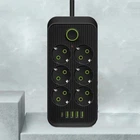 Удлинитель F06U сетевой фильтр на 6 розеток с USB и Type-C кабель 2 метра