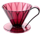 Пуровер Cafec Flower Dripper Tritan Wine Red Store