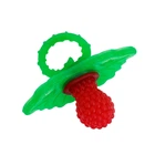 Пустышка-прорезыватель "Ягодка" MGZ-0419 (Red) текстурная