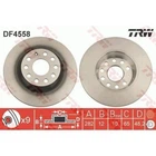 Тормозні диски TRW DF4558 Volkswagen CC, Golf, Touran, Passat, Tiguan, EOS, Sharan, Jetta; Seat Leon, Toledo; Skoda Superb, Octavia, Yeti; Audi A3, Q3 3CD615601, 230852, 1K0615601M