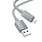 Кабель HOCO X107 Favor charging data cable Micro 3A/1m Gray